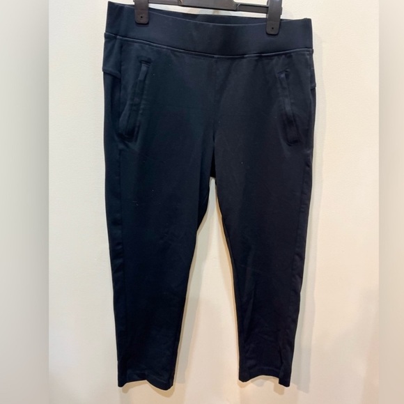 BUNDLE - Two pairs of Athleta Jogger Pants (purple & black) - Picture 1 of 6